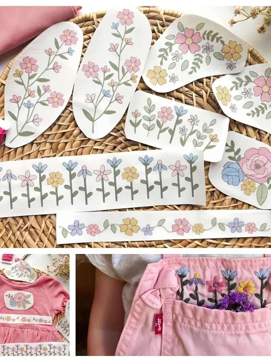 Embroidery Web - 1 Juego de 8 Uds. De