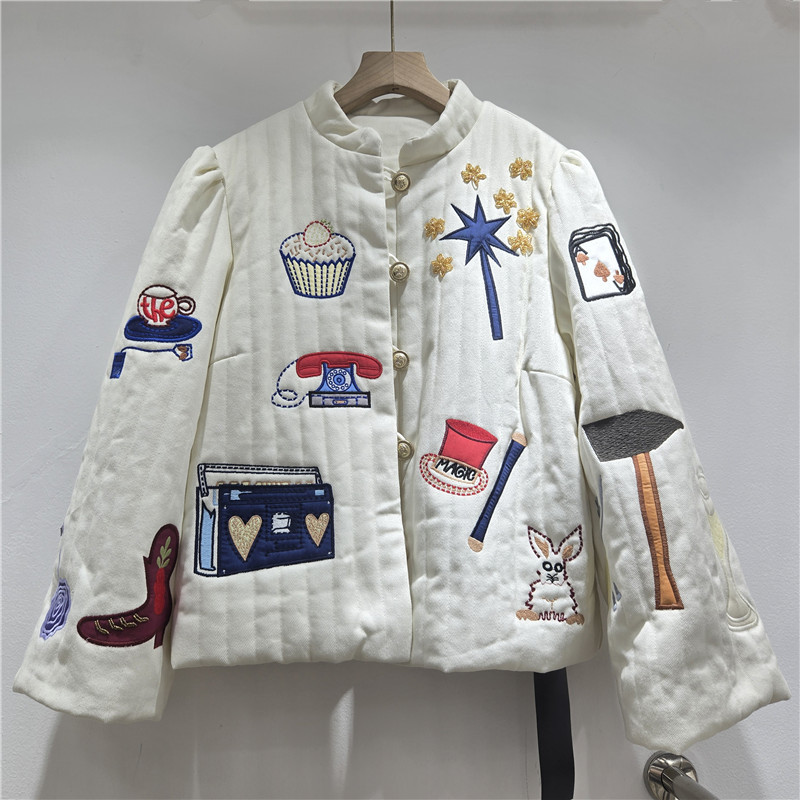 Embroidery Unique Design - Nueva Chaqueta de Otoño Invierno para
