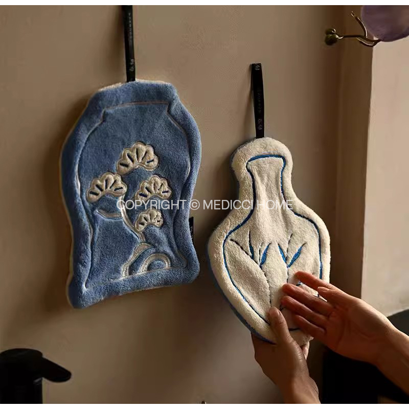 Medicci Home-Toalla de mano co - Embroidery Unique Design reseña y precio