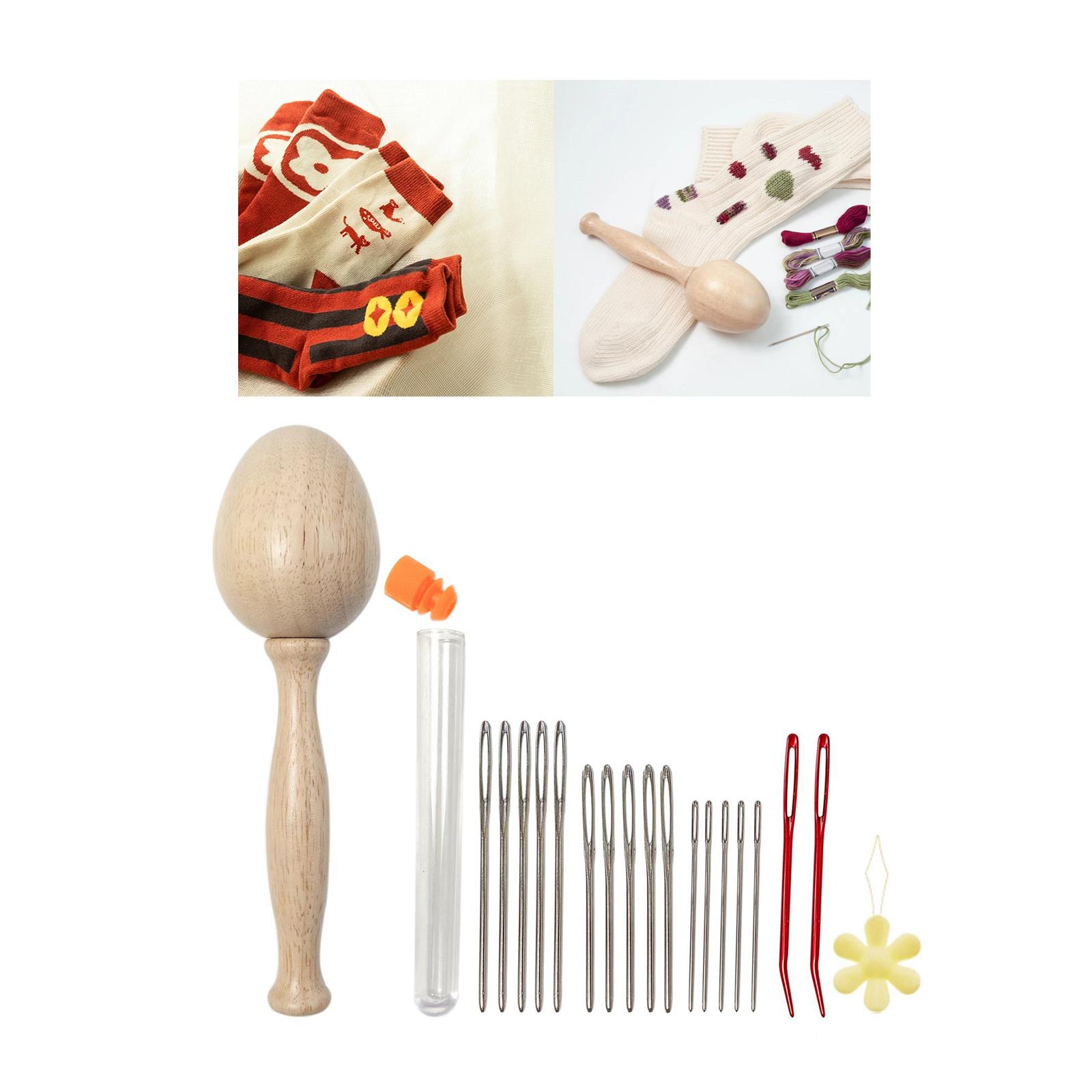 Hongo de madera para coser a m - Embroidery Egg reseña y precio