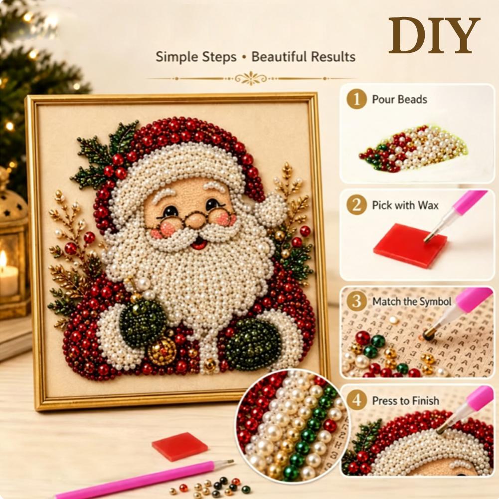 Kit de Arte con Perlas de Papá - Embroidery Xmas Decorations reseña y precio