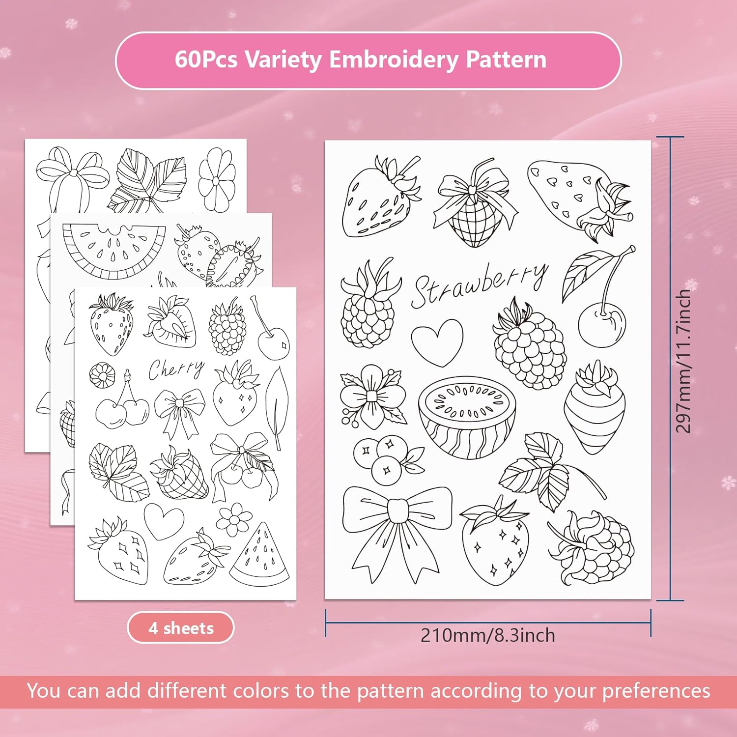 Papel de bordado preimpreso co - Embroidery Web reseña y precio