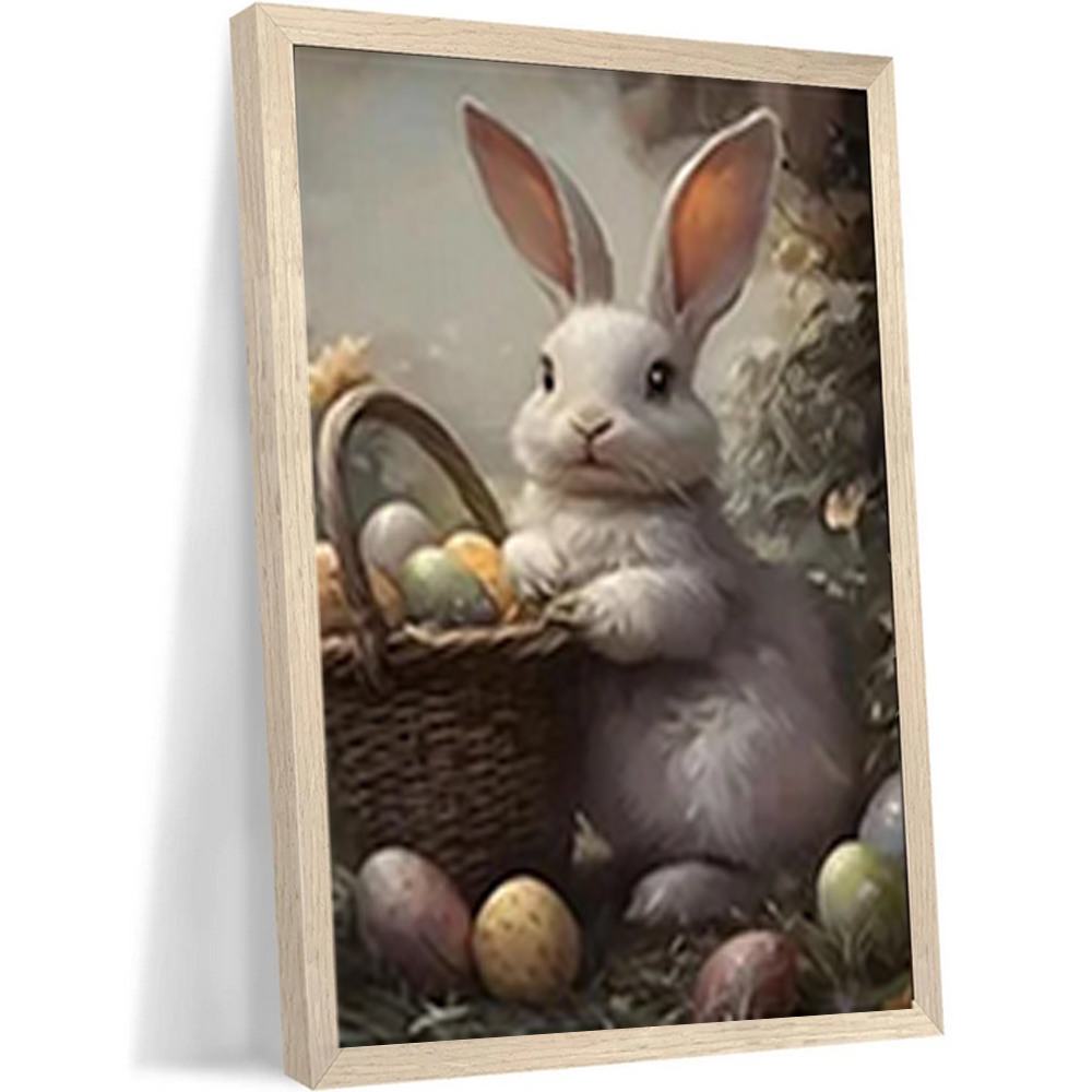 Pintura de Diamantes Conejito  - Embroidery Egg reseña y precio
