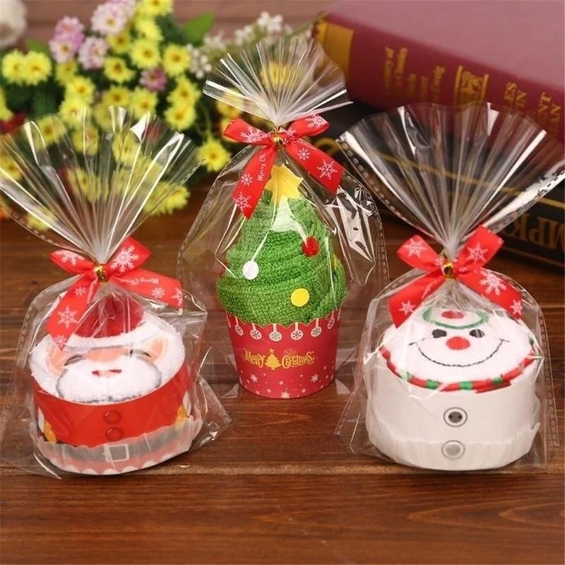 Toallas navideñas de 30x30cm,  - Embroidery Xmas Decorations reseña y precio