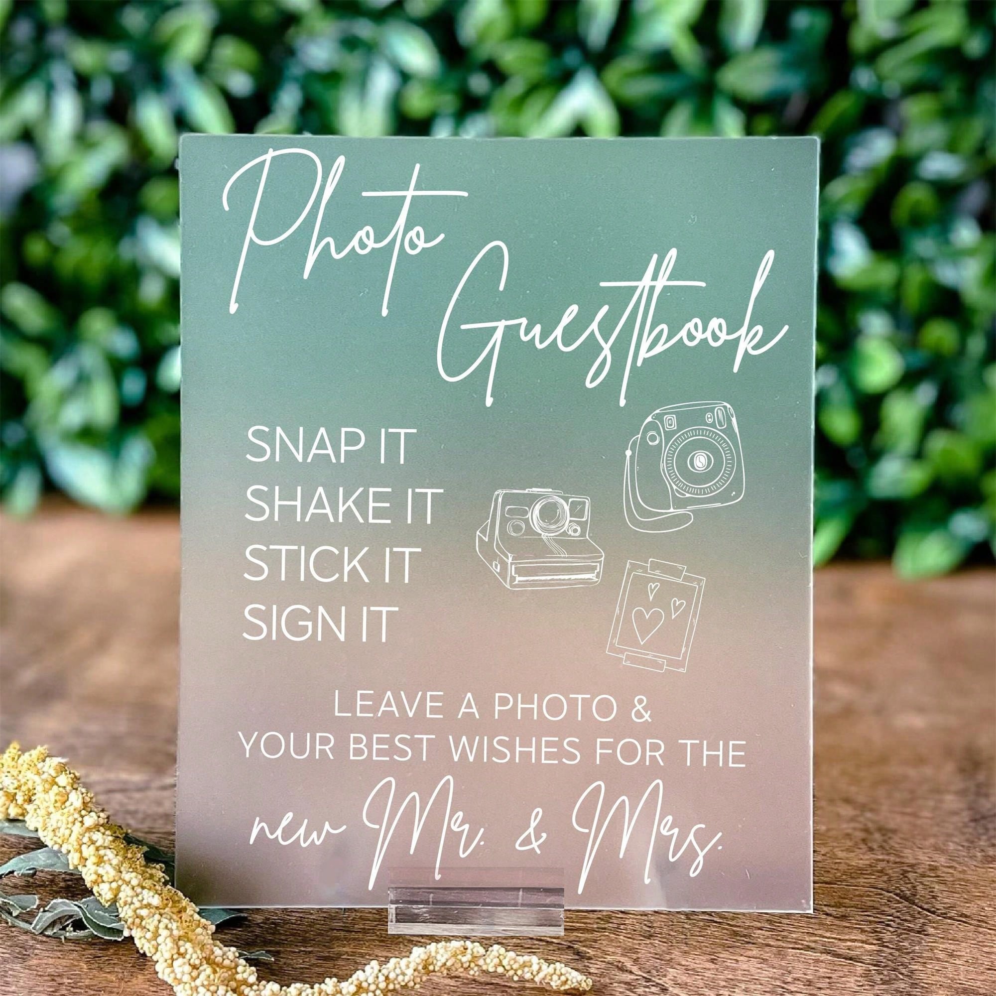 Libro de invitados con foto de - Embroidery Studio reseña y precio