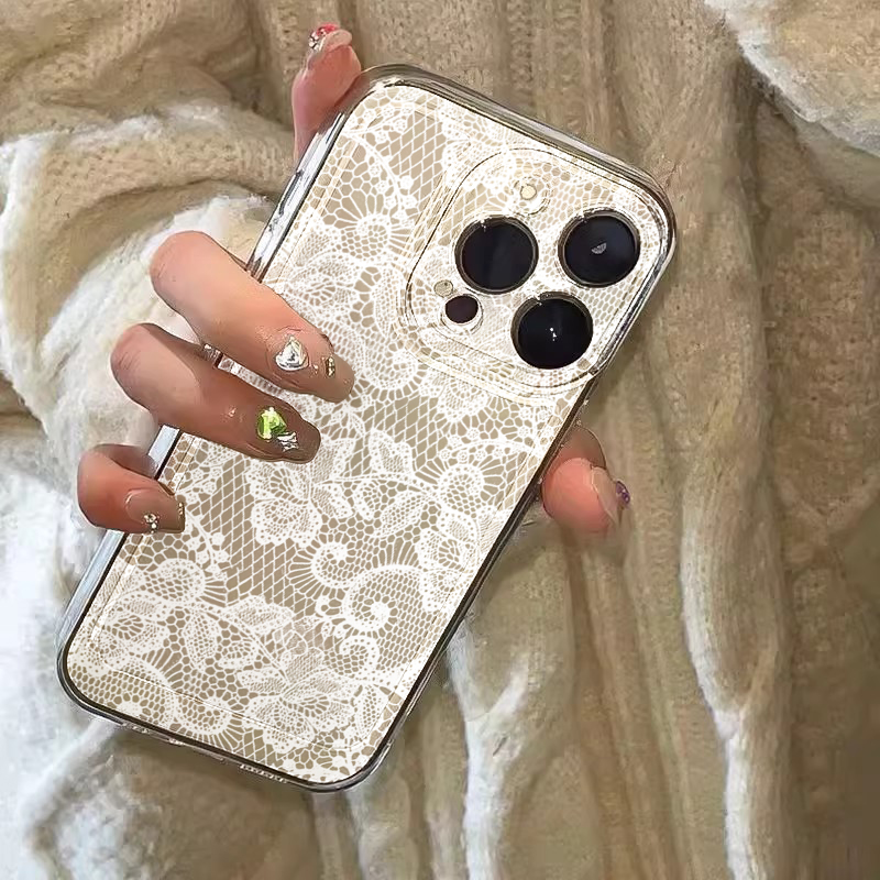 Nueva Funda de Teléfono con En - Embroidery White reseña y precio