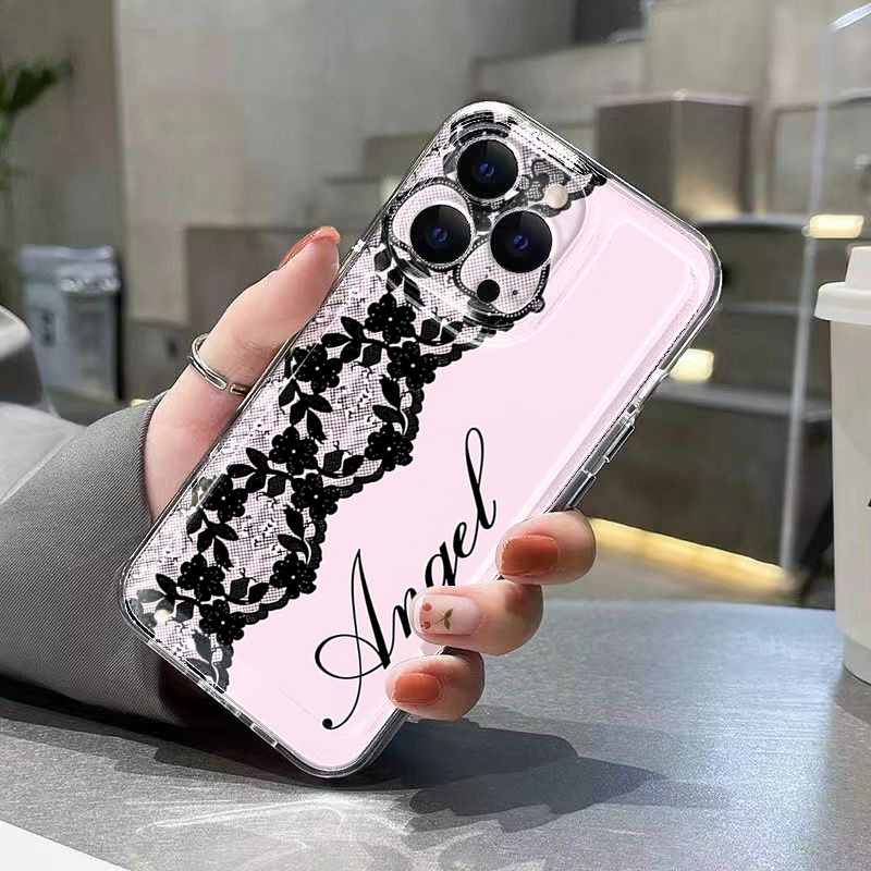 Nueva Funda de Teléfono con En - Embroidery White reseña y precio