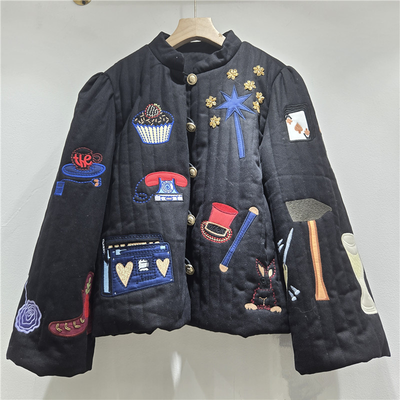 Nueva Chaqueta de Otoño Invier - Embroidery Unique Design reseña y precio