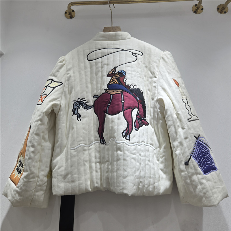 Nueva Chaqueta de Otoño Invier - Embroidery Unique Design reseña y precio