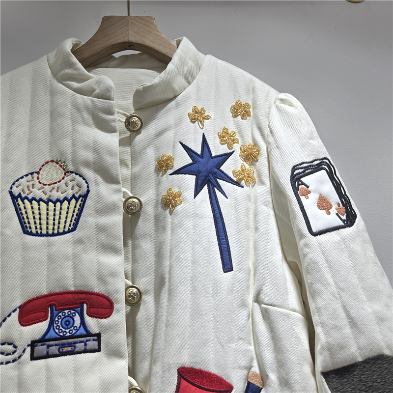 Nueva Chaqueta de Otoño Invier - Embroidery Unique Design reseña y precio