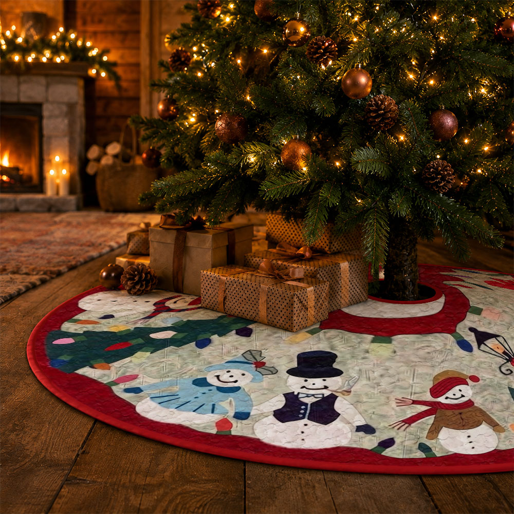 1 unidad de faldón acolchado c - Embroidery Xmas Decorations reseña y precio