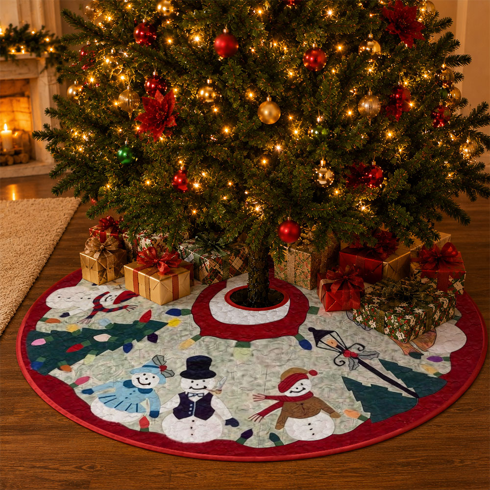 1 unidad de faldón acolchado c - Embroidery Xmas Decorations reseña y precio