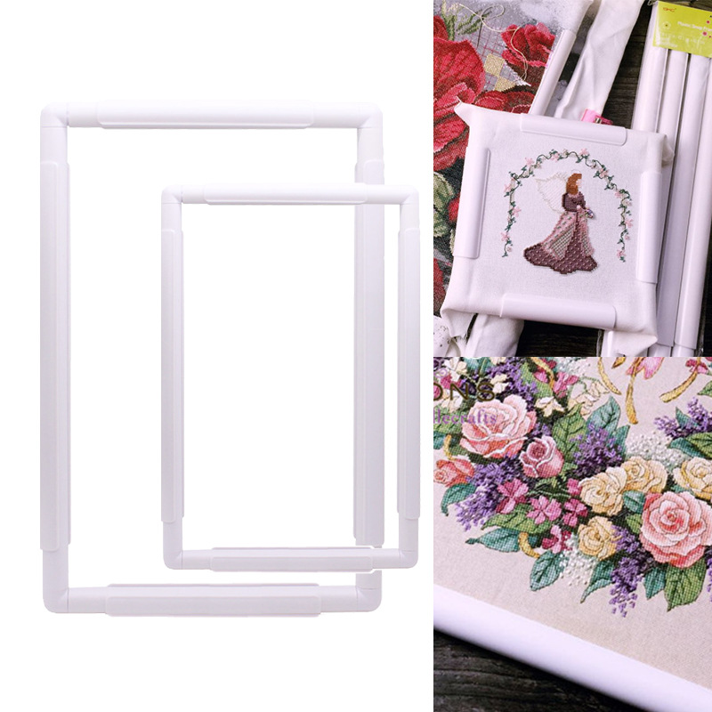 Conjunto de marco de bordado d - Embroidery Hoop Square reseña y precio