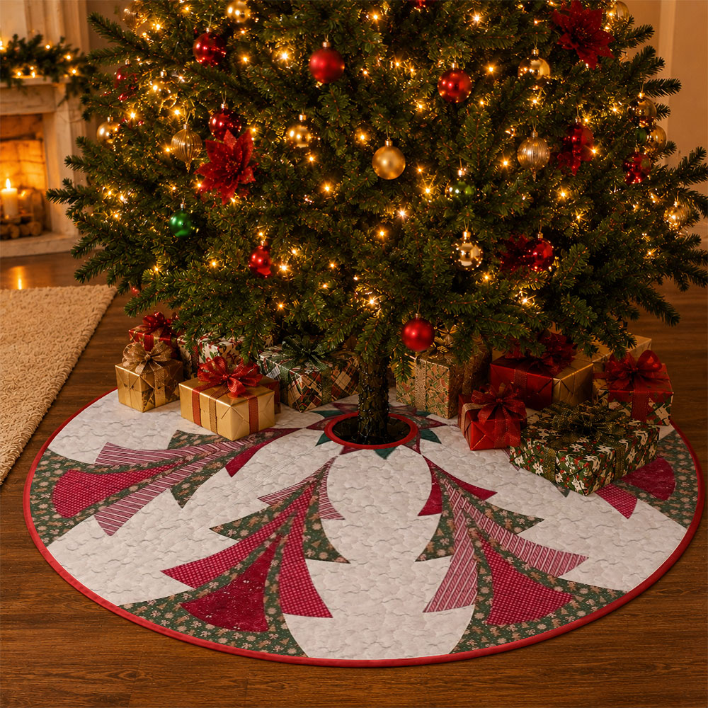 1 unidad: falda acolchada con  - Embroidery Xmas Decorations reseña y precio
