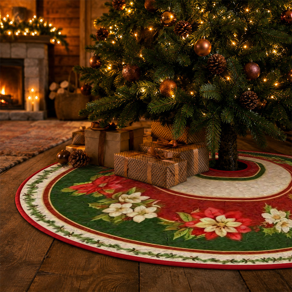 1 unidad de faldón acolchado p - Embroidery Xmas Decorations reseña y precio