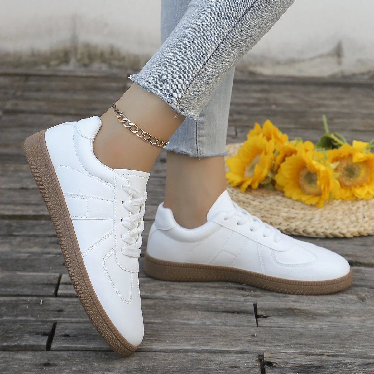 Zapatos deportivos blancos inf - Embroidery White reseña y precio