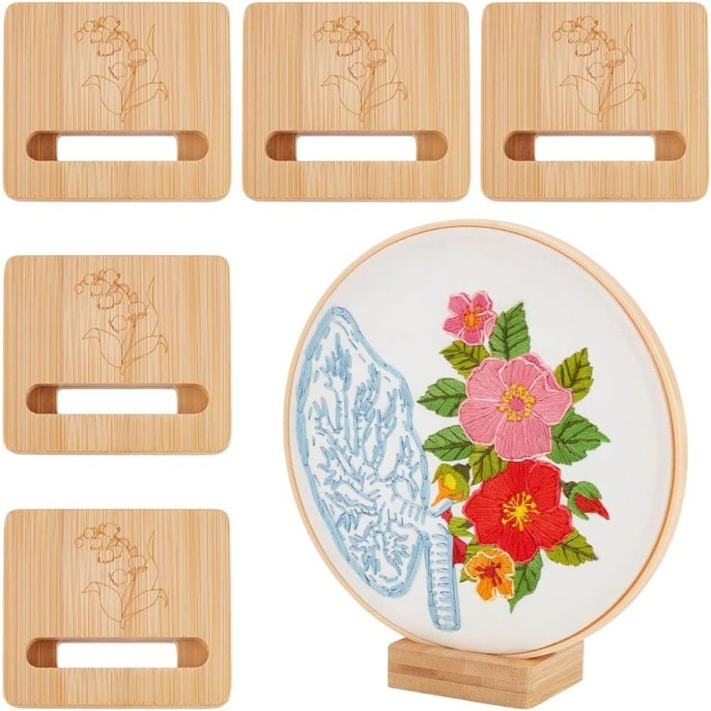 Soporte de exhibición rectangu - Embroidery Hoop Square reseña y precio
