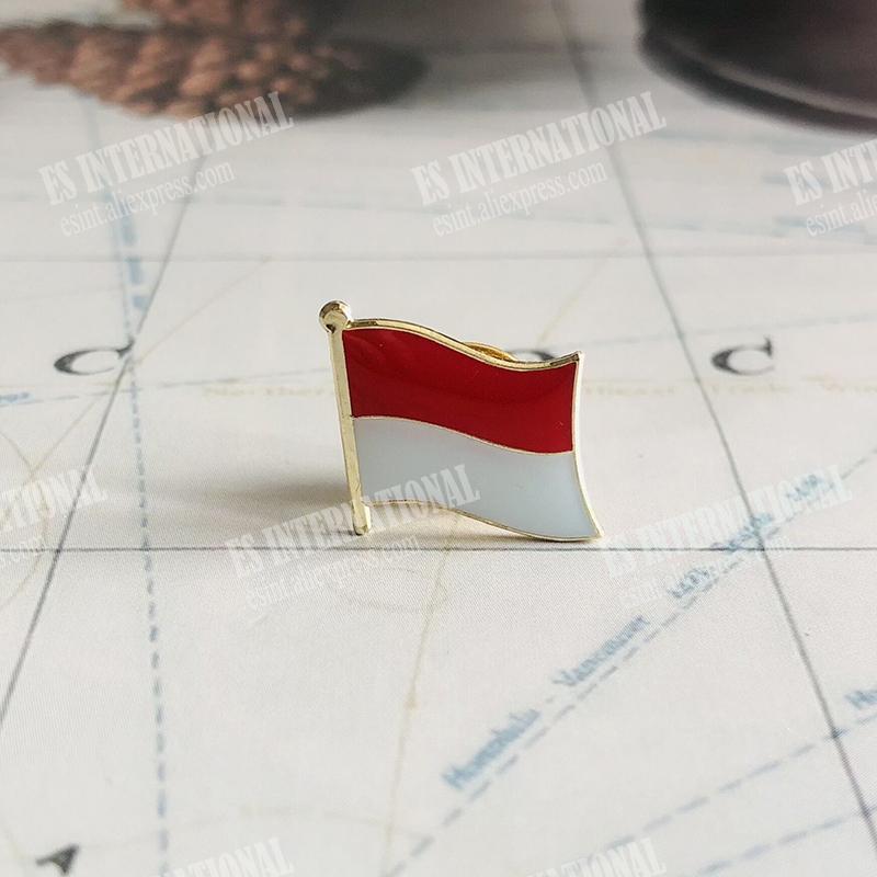 Parches bordados de bandera na - Embroidery In Indonesia reseña y precio